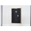 Telaio effetto legno profilo 38 marrone 30x30 cm vetro antiriflesso