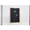 Telaio effetto legno profilo 38 marrone 30x30 cm vetro antiriflesso