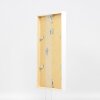 Telaio effetto legno profilo 35 bianco 30x30 cm vetro antiriflesso