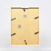 Telaio effetto legno profilo 35 bianco 30x30 cm vetro antiriflesso