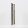 Telaio effetto legno massiccio profilo 25 grigio 30x30 cm vetro acrilico