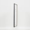 Telaio effetto legno massiccio profilo 25 grigio 30x30 cm vetro acrilico
