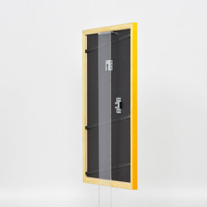 Telaio effetto legno profilo 89 marrone chiaro 30x30 cm vetro acrilico