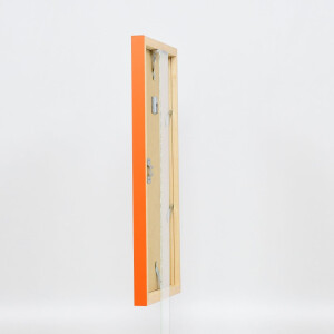 Struttura in legno Top Cube 30x30 cm vetro acrilico arancione