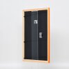 Cornice in legno effetto profilo 89 salmone 30x30 cm vetro museale