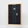 Cornice in legno effetto profilo 89 salmone 30x30 cm vetro museale