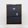 Cornice in legno effetto profilo 89 salmone 30x30 cm vetro museale