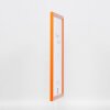 Cornice in legno effetto profilo 89 salmone 30x30 cm vetro museale