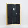 Cornice in legno effetto profilo 89 marrone chiaro 30x30 cm vetro museale