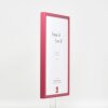 Effetto cornice in legno Profilo 35 rosso 30x30 cm Vetro Museo