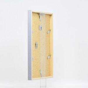Effetto cornice in legno Profilo 35 grigio chiaro 30x30 cm Vetro Museum