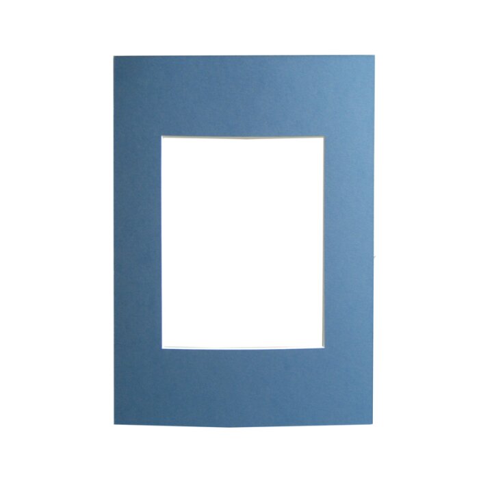 Passe-partout a taglio obliquo - 30x45 cm - azzurro