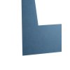 Passe-partout a taglio obliquo - 30x45 cm - azzurro