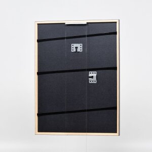 Telaio effetto legno profilo 23 rosso 30x40 cm vetro antiriflesso
