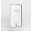 Effetto cornice in legno massiccio profilo 29 argento 30x40 cm vetro antiriflesso