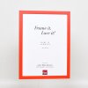 Struttura in legno Top Cube 30x40 cm vetro rosso antiriflesso
