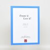 Struttura in legno Top Cube 30x40 cm blu Vetro antiriflesso