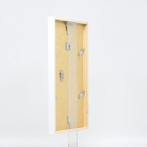 Telaio in legno effetto Profilo 35 bianco 30x40 cm vetro antiriflesso