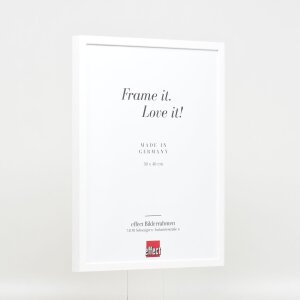 Telaio in legno effetto Profilo 35 bianco 30x40 cm vetro antiriflesso