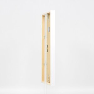 Telaio in legno effetto Profilo 35 bianco 30x40 cm vetro antiriflesso