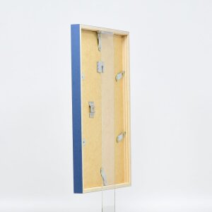 Telaio effetto legno profilo 35 blu 30x40 cm vetro acrilico
