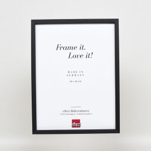 Telaio in legno effetto profilo 35 nero 30x40 cm vetro normale + distanziatore