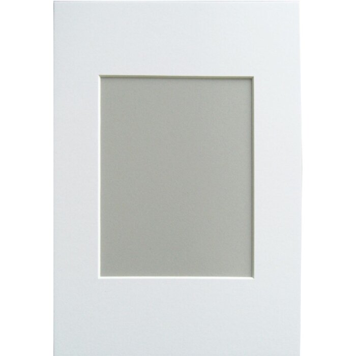 Passepartout smussato - 20x30 cm - bianco polare