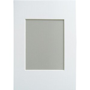 Passepartout smussato - 20x30 cm - bianco polare