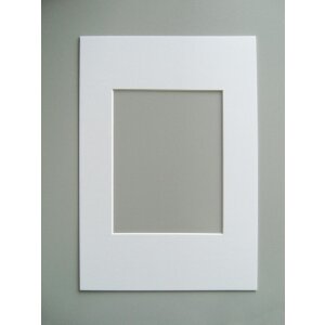 Passepartout smussato - 20x30 cm - bianco polare