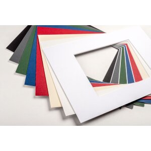 Passepartout smussato - 20x30 cm - bianco polare