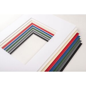 Passepartout smussato - 20x30 cm - bianco polare