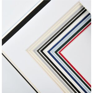 Passepartout smussato - 20x30 cm - bianco polare