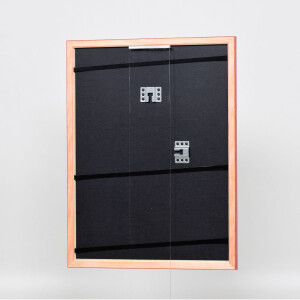 Effetto cornice in legno Profilo 89 rosso 30x40 cm Vetro Museo
