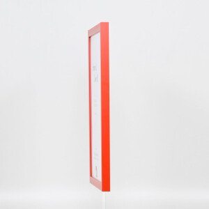 Cornice in legno Top Cube 30x40 cm vetro rosso da museo
