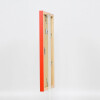 Cornice in legno Top Cube 30x40 cm vetro rosso da museo