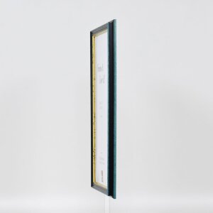 Cornice in legno effetto profilo 21 blu 30x40 cm vetro museale
