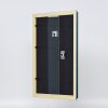 Cornice in legno effetto profilo 21 blu 30x40 cm vetro museale