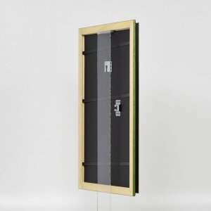 Effetto cornice in legno Profilo 21 verde 30x40 cm Vetro Museo