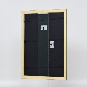 Effetto cornice in legno Profilo 21 verde 30x40 cm Vetro Museo