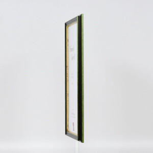 Effetto cornice in legno Profilo 21 verde 30x40 cm Vetro Museo