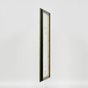 Effetto cornice in legno Profilo 21 verde 30x40 cm Vetro Museo