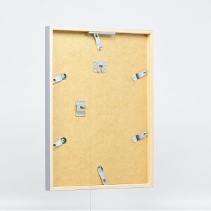 Telaio effetto legno profilo 35 grigio chiaro 30x40 cm vetro museo