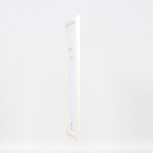 Effetto cornice in legno Profilo 32 bianco 30x40 cm Vetro Museo