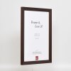 Cornice in legno effetto Top N palissandro 30x40 cm vetro museo