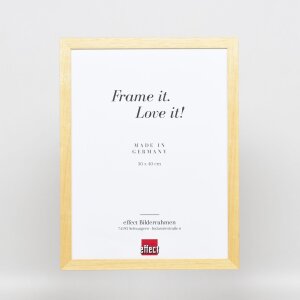 Telaio effetto legno profilo 2210 naturale 30x45 cm vetro antiriflesso