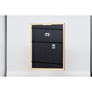 Telaio in legno effetto profilo 38 marrone 30x45 cm vetro acrilico