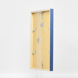 Telaio in legno effetto profilo 35 blu 30x45 cm vetro acrilico