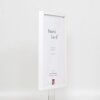 Telaio effetto legno profilo 35 bianco 30x45 cm vetro normale + distanziatore
