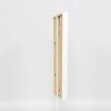 Telaio effetto legno profilo 35 bianco 30x45 cm vetro normale + distanziatore