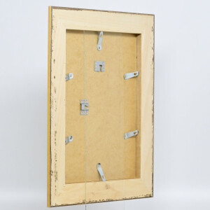 Cornice effetto barocco Profilo 31 argento 30x45 cm Vetro antiriflesso